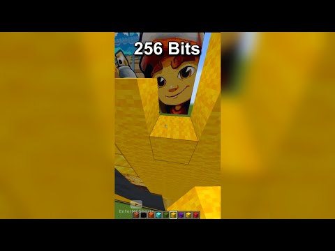 Minecraft 64 bits 32 bits 16 bits 8 bits 4 bits 2 bits 1 bit Compilation