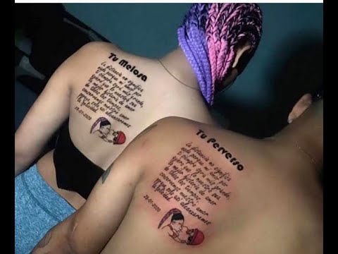 LOS TATUAJES QUE SELLAN EL AMOR ETERNO DE LA PERVERSA & EL MELOSO!!!