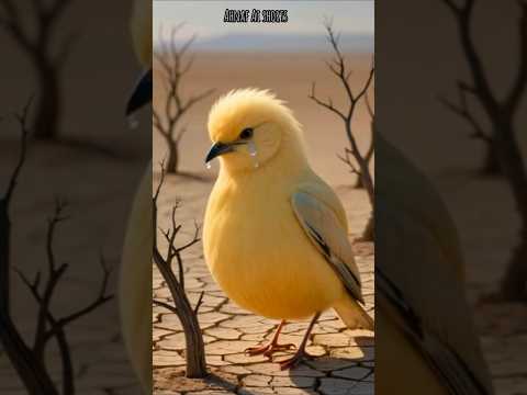 Helpless mother bird &kind kitten #viral #shorts #short