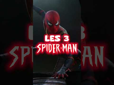 Tom Holland, Andrew Garfield et Tobey Maguire dans le film #spidermanacrossthespiderverse #spiderman