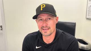 Don Kelly, Pirates, on a 12-2 loss to the Cubs