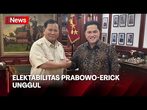 Ft Hasil Survei Elektabilitas Prabowo Erick Disusul Ganjar Sandiaga