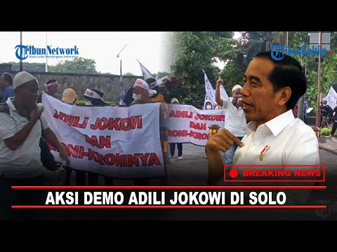 🔴BREAKING NEWS: Aksi Demo Jokowi di Solo