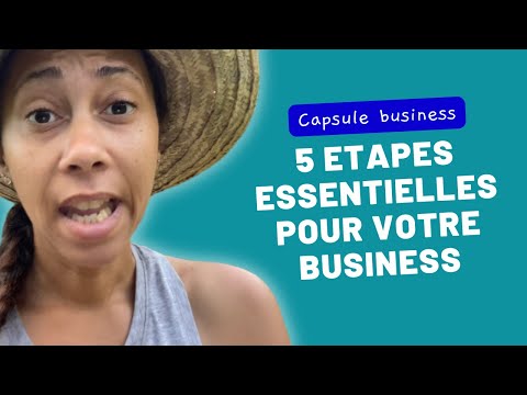 5 ETAPES ESSENTIELLES À METTRE EN PLACE !!!!