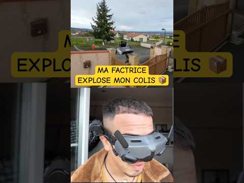 Ma factrice a explosé mon colis 🤯 #drone #fpv #virale #drole #humour #blague #mdr