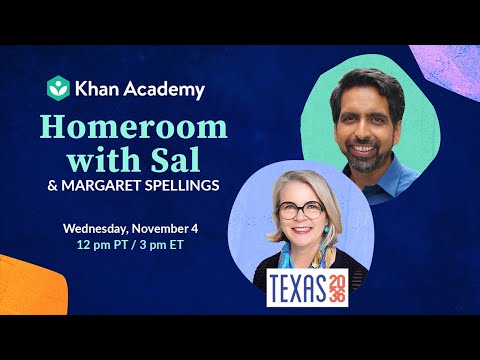 Homeroom with Sal & Margaret Spellings - Wednesday, November 3