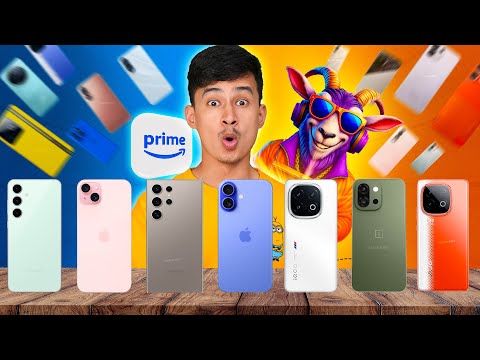 Best Smartphone Deals in Flipkart GOAT Sale & Amazon Prime Day 2025 🔥