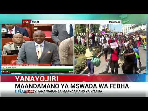 Finance Bill 2024 | Protesters empower police officers, get into Parliament buildings