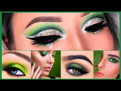 افكار وطرق دمج مكياج العيون 💚خفيف/ثقيل #تتوريال ميكب #trending #Fashion #shorts #tiktok