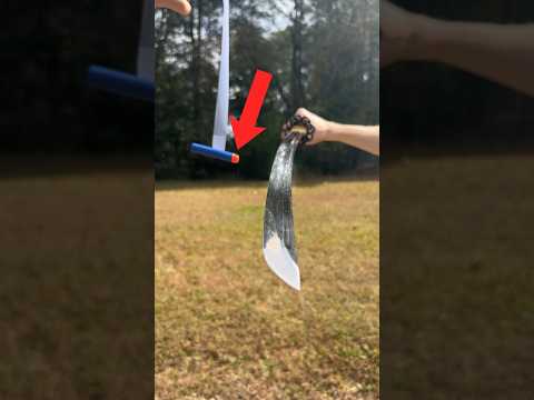 Katana Vs. Bullet - Copying Mr. Beast #mrbeast