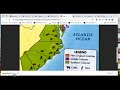 Labeling the 13 Colonies Map