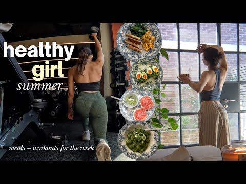balanced workout routine + what I eat in a week | summer in london weekly vlog