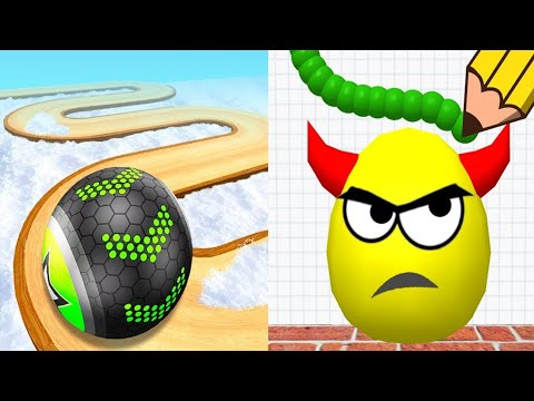 Going Balls vs Draw To Smash -All Levels Speed Run Gameplay Android iOS Ep1