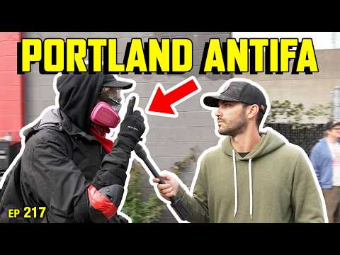 Talking To ANTIFA At Portland ICE Facility