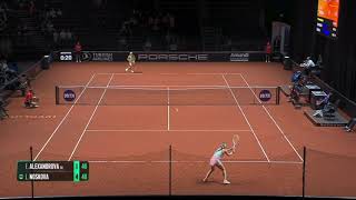 Linda Noskova vs Ekaterina Alexandrova | Stuttgart 2026 Second Round