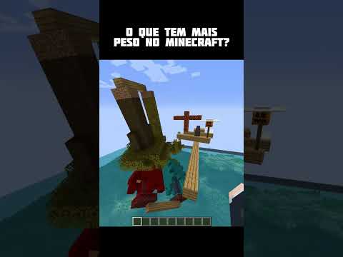 O que é mais pesado minecraft