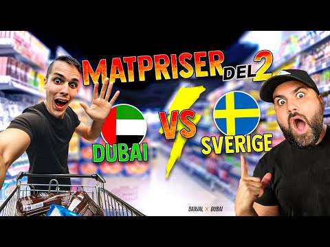 MATPRISER DUBAI VS SVERIGE DEL 2 🎂🌽