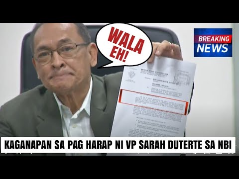 Copy of MGA KAGANAPAN SA PAG HARAP NI VP SARAH DUTERTE SA NBI