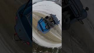 Ripping My VW Manx Dune Buggy In the Snow! #snow #vwmanx #dunebuggy