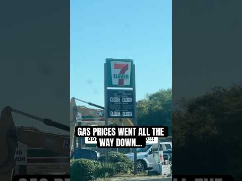 GAS PRICES WENT ALL THE WAY WAY DOWN #gasprices #usa #trump #doge #djhuntsofficial #california #wtf