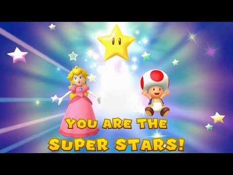 Mario Party 10 - Peach, Rosalina, Mario, Toad - Mushroom Park