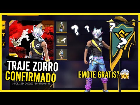 Confirmado SKIN de ZORROS  y EMOTE 😳¿que llegara por la Free fire world serie 2024 FF latam?