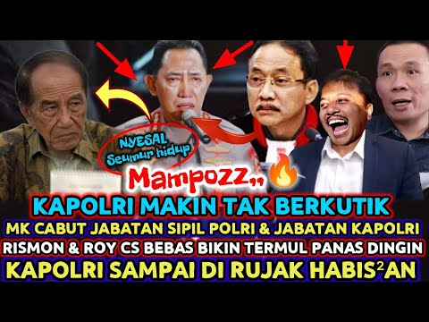 MAMPIUZZ‼️KAPOLRI MAKIN TAK BERKUTIK⁉️MK Cabut Jabatan Sipil Polri & Jabatan Kapolri Segera Berahir