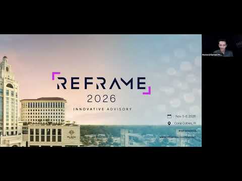 Intersection of AI & Advisory (REFRAME WEBINARS)