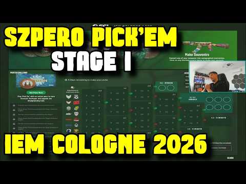 SZPERO IEM COLOGNE MAJOR 2026 - PICK'EM (STAGE I)