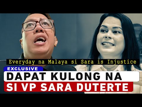 Dapat Kulong Na daw si VP Inday Sara Duterte