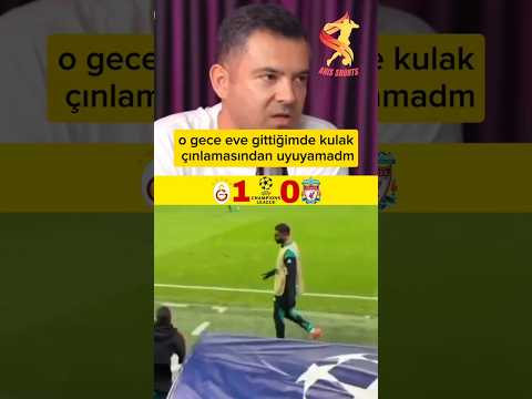 💥GALATASARAY LİVERPOOL MAÇININ SPİKER'İ ATMOSFERİ ANLATIYOR #galatasaray #cimbom #ultraslan #shorts