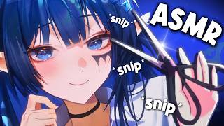 【ASMR】sit still, i'm fixing your hair 🫧(tingly haircut, wash, massage 