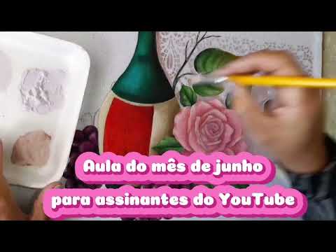 Aprenda pintura  em tecido a distância - Pintura é Arte com Jucineide Braga