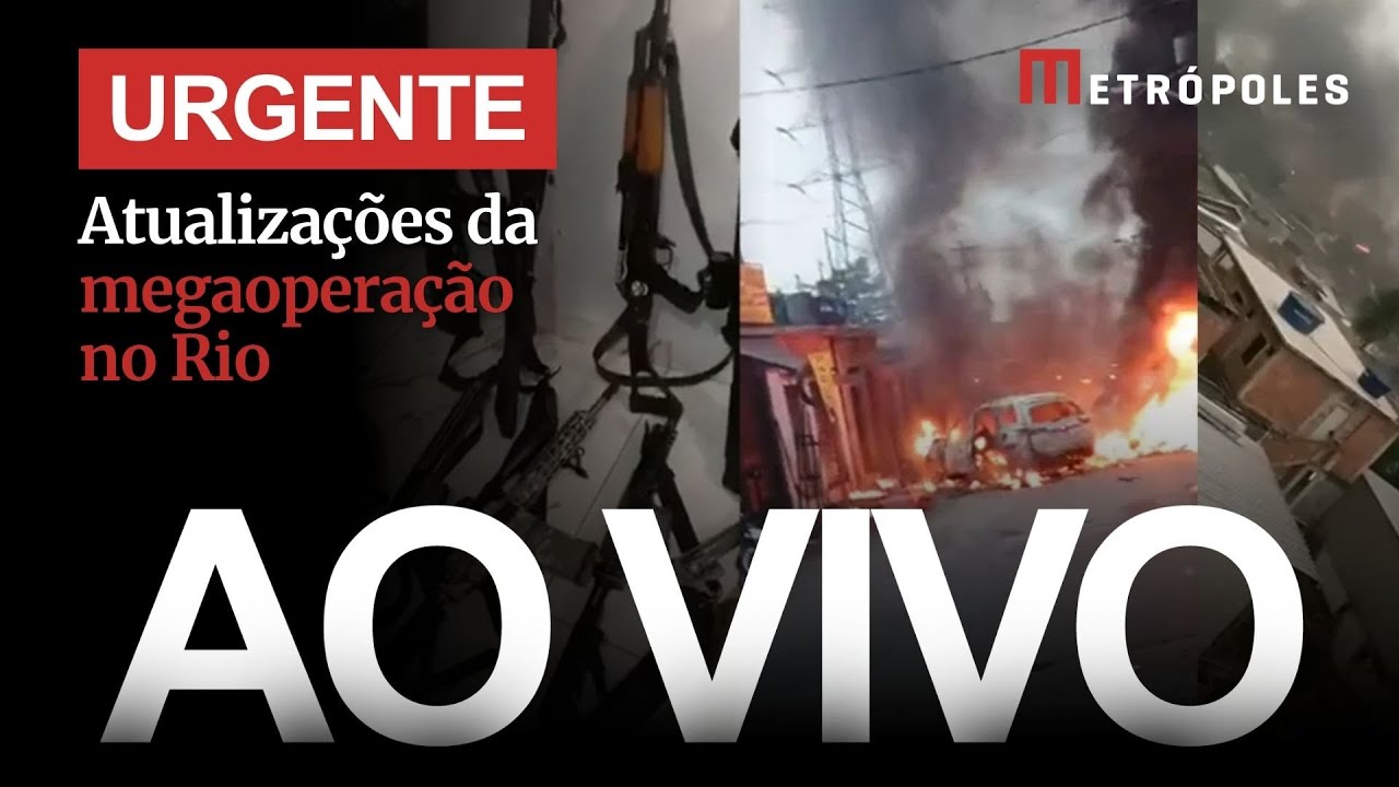 URGENTE: megaoperação policial deixa mais de 60 mortos no Rio de Janeiro
