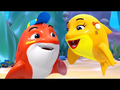 Peek A Boo Baby Shark Song, Cartoon Video For Kids