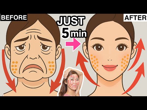 5-Min Face Yoga to Look Younger & Glowing 🔥Anti-Aging