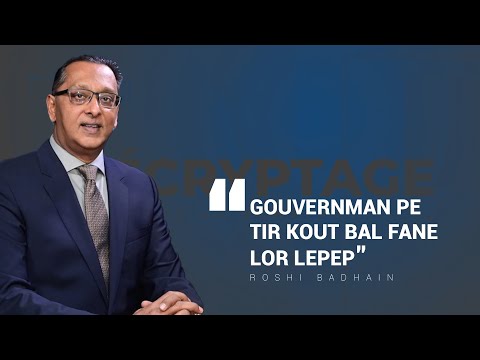 🔴Décryptage : Roshi Bhadain : “Gouvernman pe tir kout bal fane lor lepep”
