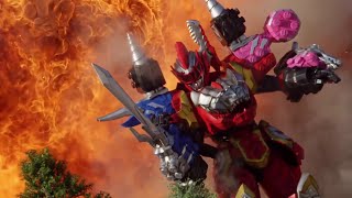 Power Rangers Dino Fury | Batalla megazord