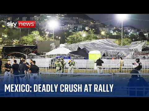 Mexico: Strong winds topple stage at campaign rally killing at least nine people