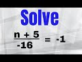 Solving Equations with Fractions