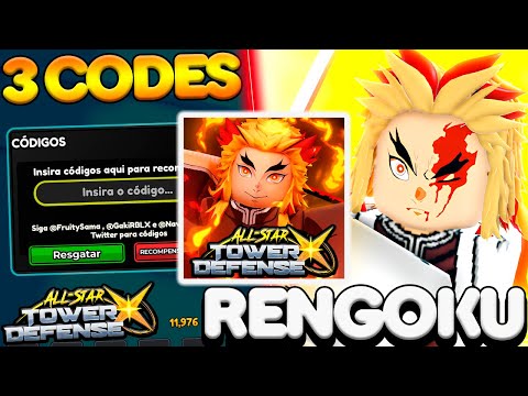 ATUALIZAÇÃO AMANHA! 3 NOVOS CODES E RENGOKU ALL STAR TOWER DEFENSE X