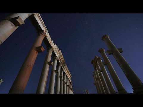 Timelapse shows Milky Way passing over Syria's Palmyra ruins | AFP
