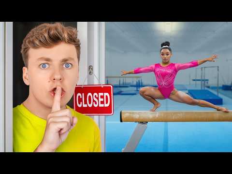 I Snuck into a Gymnastics Gym OVERNIGHT