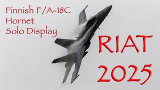 Finnish Air Force F/A-18C Hornet Solo Display as Seen from Totterdown