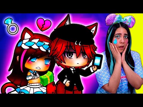My Boss is My Ex Boyfriend & They Paid Me To Marry Him... Gacha Life Mini Movie Love Story Reaction
