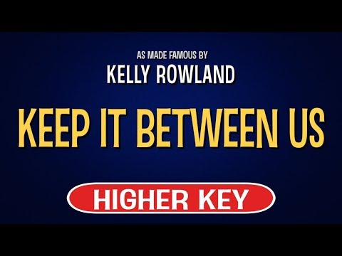 Kelly Rowland – Keep It Between Us | Karaoke Higher Key