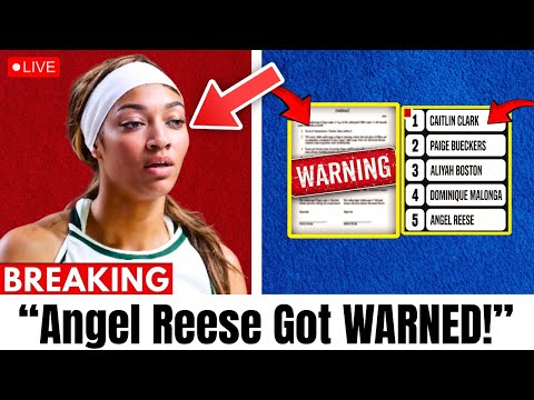WNBA Officials WARN Angel Reese After ATTACK on Caitlin Clark!