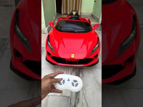 Ride on Ferrari Car🔥🔥 #rccar #shorts #supercars #remotecontrol #ferrari #automobile #asmr