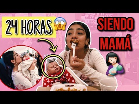 24 HORAS SIENDO MAMÁ DE UN BEBE (Melanie)