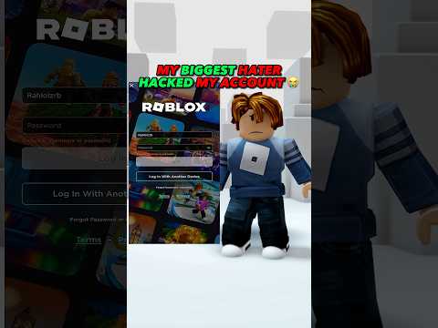 My biggest hater hacked me ๐ญ #robloxshorts